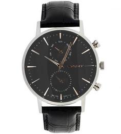 Часы с хронографом круглой формы Gant