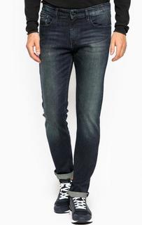 Зауженные джинсы с эффектом делаве Calvin Klein Jeans