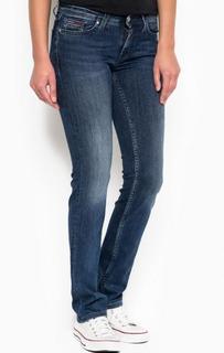 Синие джинсы прямого кроя со средней посадкой Hilfiger Denim