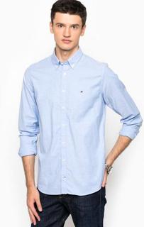 Хлопковая рубашка с длинными рукавами Tommy Hilfiger