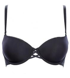 Синий бюстгальтер с эффектом push-up Calvin Klein