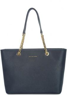 Сумка из сафьяновой кожи с двумя отделами Michael Michael Kors