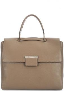 Сумка из мягкой кожи с короткой ручкой и съемным плечевым ремнем Furla