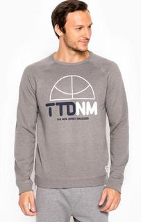 Хлопковый свитшот с принтом Tom Tailor Denim
