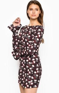 Короткое платье с цветочным принтом MET