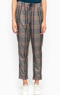 Зауженные брюки из полиэстера и вискозы с отворотами Tom Tailor Denim