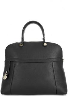 Сумка из натуральной кожи с короткими ручками Furla