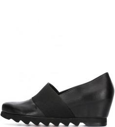 Черные кожаные туфли Högl