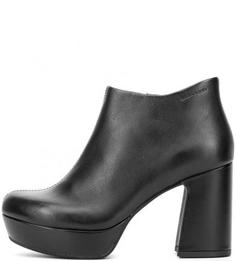 Кожаные ботильоны на каблуке и платформе Vagabond