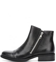 Черные кожаные полусапоги на молнии Vagabond