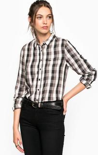 Серая приталенная рубашка из вискозы Lee