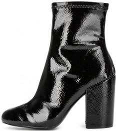 Лакированные ботильоны на каблуке Steve Madden