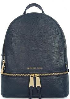 Вместительный кожаный рюкзак с тонкими лямками Michael Michael Kors
