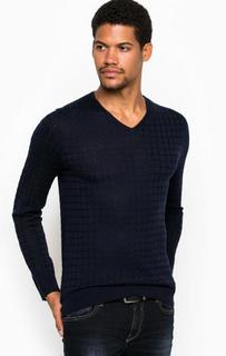 Шерстяной джемпер с треугольным вырезом Strellson