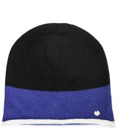 Трехцветная шапка из шерсти, вискозы, полиамида и кашемира Armani Jeans