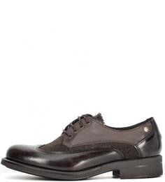 Кожаные полуботинки с текстильными вставками Tommy Hilfiger