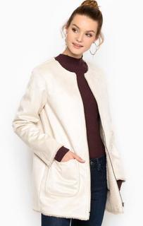 Дубленка из полиэстера на молнии Mexx