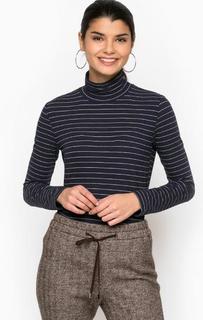 Водолазка из вискозы и шерсти в полоску Pennyblack