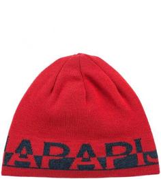 Красная шапка из акрила Napapijri
