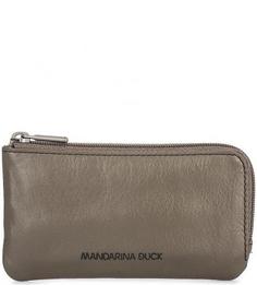 Ключница из натуральной кожи на молнии Mandarina Duck