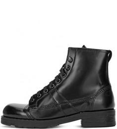 Кожаные ботинки на шнуровке O.X.S.