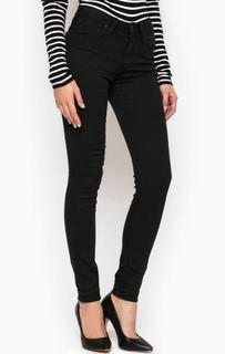 Черные джинсы из эластичного денима Lee