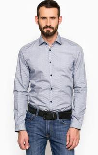 Хлопковая приталенная рубашка Tom Tailor