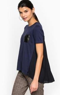 Джемпер из хлопка, модала и полиэстера с карманом Pennyblack