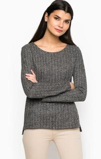 Серый джемпер с круглым вырезом Tom Tailor