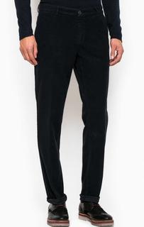 Зауженные синие брюки из хлопка Trussardi Jeans