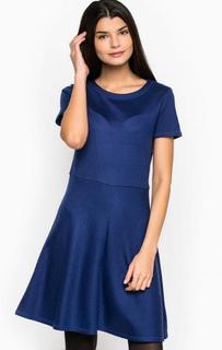 Синее платье с расклешенной юбкой Pennyblack