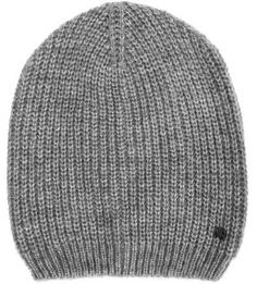 Серая шапка из полиакрила Tom Tailor Denim