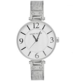 Часы круглой формы с браслетом из нержавеющей стали Anne Klein