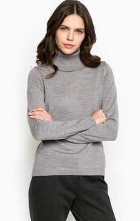 Шерстяная водолазка серого цвета S.Oliver