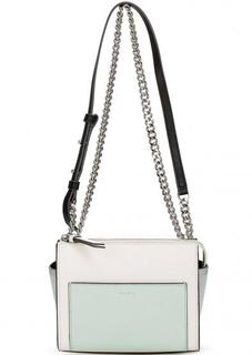 Кожаная сумка на молнии через плечо Dkny