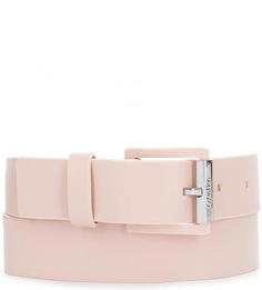 Розовый ремень из натуральной кожи Calvin Klein Jeans