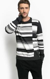 Хлопковый джемпер с круглым вырезом Diesel