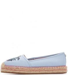 Текстильные слипоны с отделкой вышивкой Tommy Hilfiger