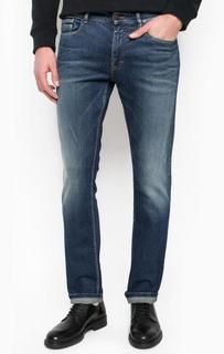 Джинсы с заломами и потертостями Calvin Klein Jeans