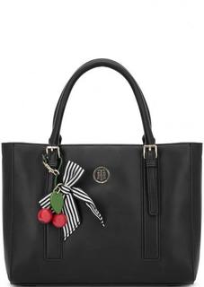 Черная сумка на молнии Tommy Hilfiger