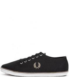 Текстильные кеды с логотипом бренда Fred Perry