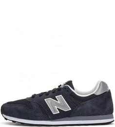 Замшевые кроссовки с текстильными вставками New Balance