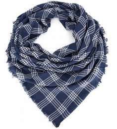 Платок из хлопка и вискозы в клетку Hilfiger Denim