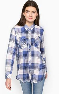 Блуза в клетку с карманами Hilfiger Denim