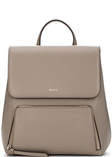 Кожаный рюкзак с откидным клапаном Dkny