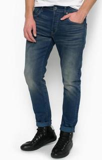 Зауженные джинсы с заломами G Star RAW