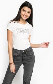 Хлопковая футболка с принтом Levis®