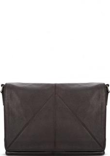 Вместительная кожаная сумка через плечо Gianni Conti