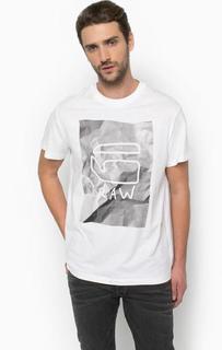 Хлопковая футболка с круглым вырезом G Star RAW