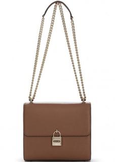 Кожаная сумка с откидным клапаном Michael Michael Kors